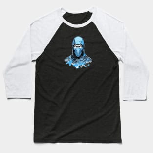 Sub Zero Mortal Kombat Design Baseball T-Shirt